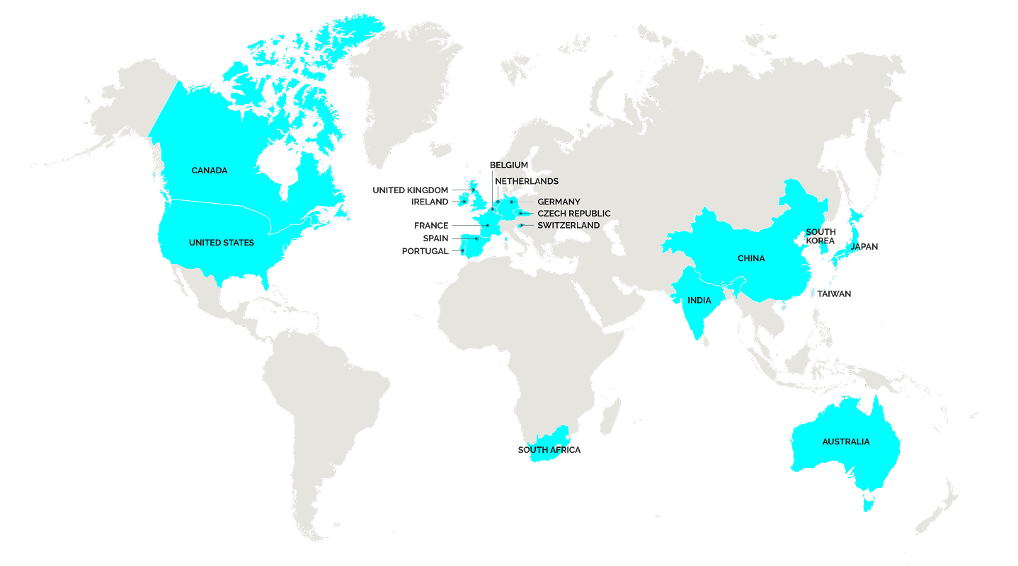 INDIS World map